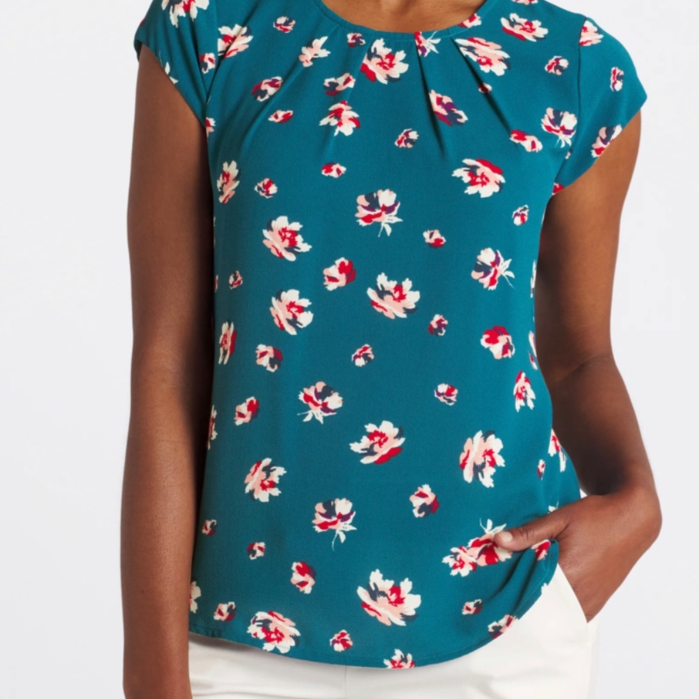 41 Hawthorn Lexie Short Sleeve Blouse NWT